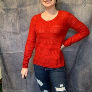 Aeropostale red knit sweater